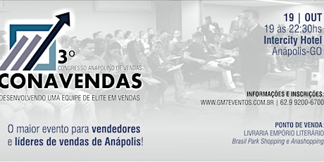 Imagem principal do evento 3º Congresso Anapolino de Vendas -  CONAVENDAS 2017