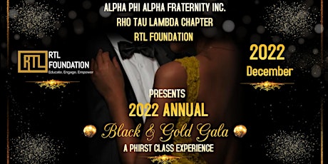 2022 Alpha Black and Gold Gala & Fundraiser