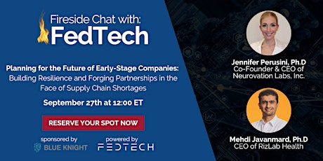 FedTech Fireside Chat Sponsored by JLABS BLUE KNIGHT™