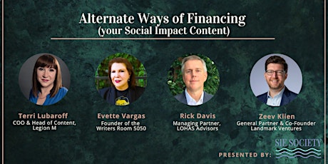 Alternate Ways of Financing (your Social Impact Content)