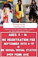 Rising Youth Fashion Show Casting Call