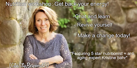 Nutrition Workshop: Renew your energy + jumpstart your health!