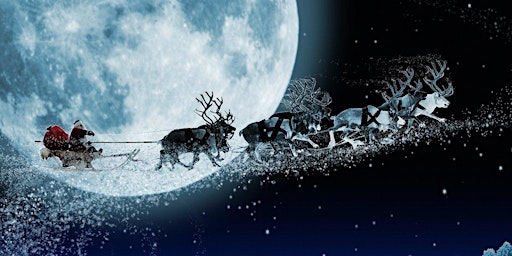 A magical Santa & Reindeer visit with gift & Snow!!!