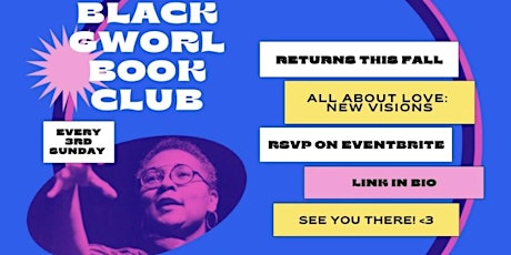 Black Gworl Book Club Relauch + Celebration of bell hooks !