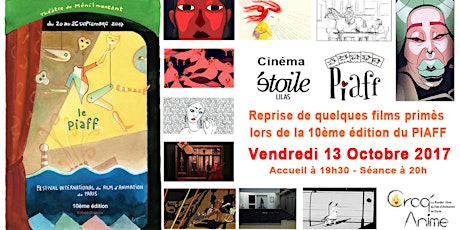 Image principale de projections film primés PIAFF 2017, Festival International Film d'Animation