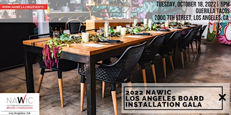 NAWIC LA October Event: 2022- 2023 Gala Board Installation