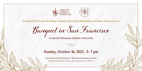 Banquet in San Francisco to Benefit Ukrainian Catholic University