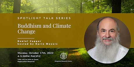 "Buddhism and Climate Change" with Daniel Capper