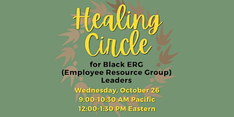 Black Employee Resource Group Healing Circle primary image
