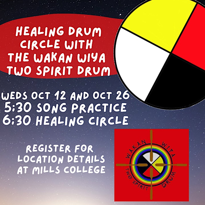 Medicine Drum Circle with Wakan Wiya  (Weds Oct 12) image