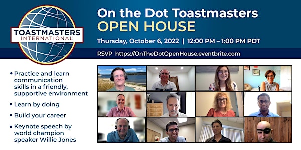 On The Dot Toastmasters  Open House