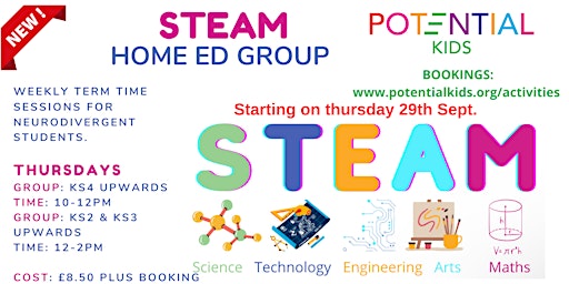 STEAM Group Sessions - Home ED Group