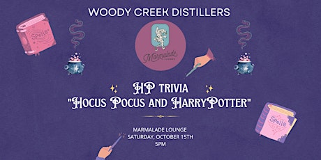 HP Trivia Night (Harry Potter + Hocus Pocus) at Marmalade Lounge