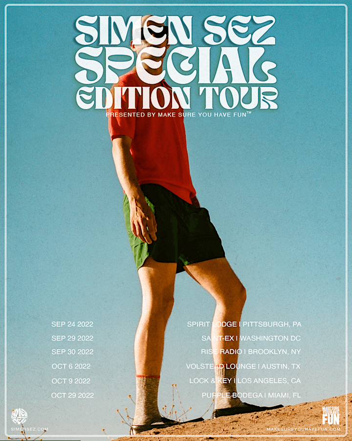 Simen Sez’s Special Edition Tour - Miami, FL (The Jook Jam) image