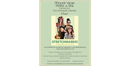 The Momma Drama presents "Stretch Marks!" a Playdate for Mommas