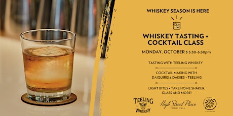 Whiskey Tasting and Cocktail Class