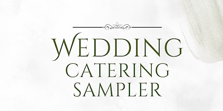 Wedding Catering Sampler