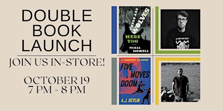 Double Book Launch: A.J. Devlin and Niall Howell