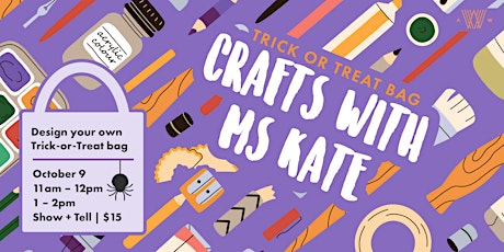 Crafts with Ms. Kate - Halloween Edition