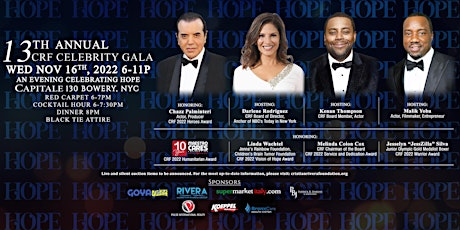 13th Annual Cristian Rivera Foundation Celebrity Gala