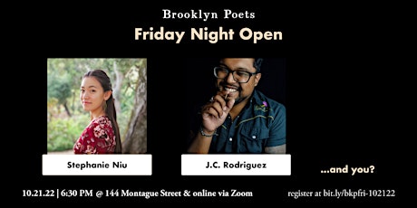 Brooklyn Poets Friday Night Open