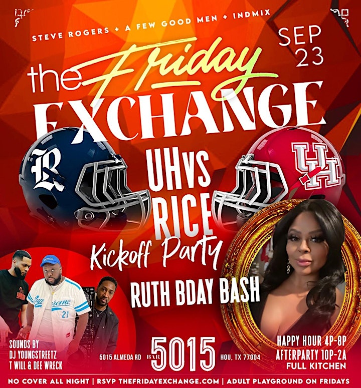 All New Friday Exchange at 5015: Happy Hour | Live Music| Best DJs image