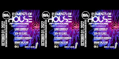 Elements of House Afterhours DELVE DEEPER Takeover