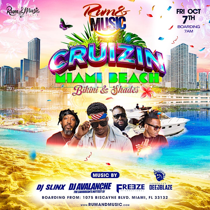 Rum and Music "Cruizin" Miami Beach image