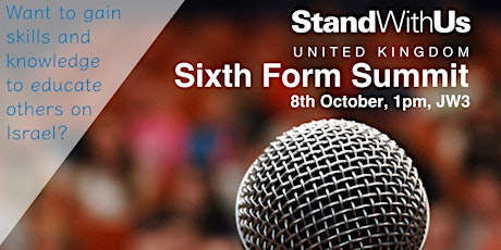 StandWithUs UK Sixth Form Summit primary image