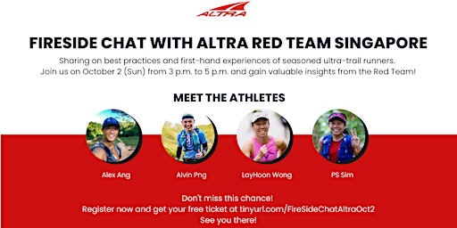 Fireside Chat with Altra Red Team Singapore  - Oct 2
