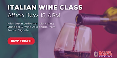 Italian Wine Class [November]  primärbild