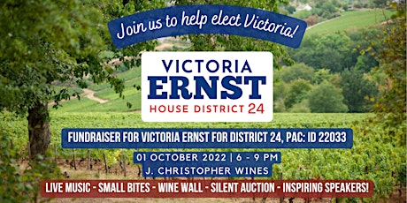 Fundraiser - Victoria Ernst for House District 24
