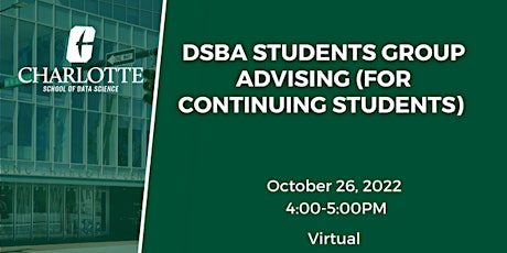 DSBA Group Advising (for continuing students)