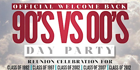 90's|vs|00's  FRIDAY DAY PARTY | NCCU HOMECOMING ULTIMATE ALUMNI EXPERIENCE  primary image