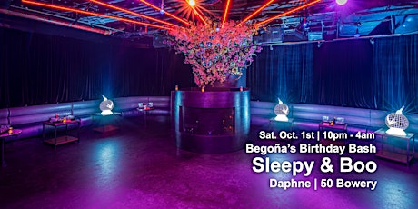 Sleepy & Boo - Daphne - Begoña's Birthday - free entry