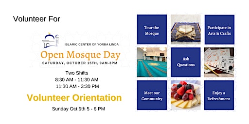 Volunteer Signup - Open Mosque Day