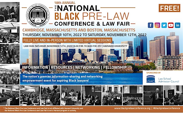The 18th Annual National Black Pre-Law Conference Sponsored by LSAC image