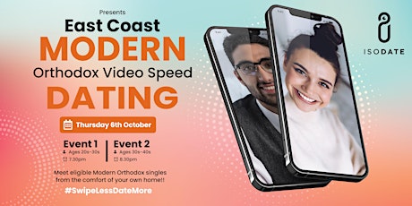 East Coast Modern Orthodox Jewish Video Speed Dating