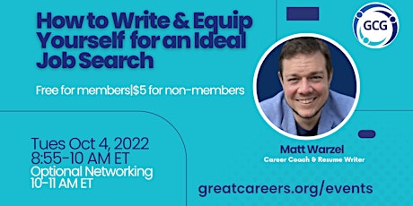 How to Write and Equip Yourself For An Ideal Career Search