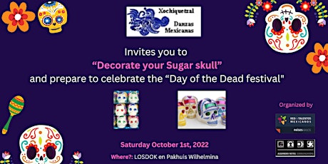 Decorate your sugar skull to celebrate The Day of the Dead  primärbild
