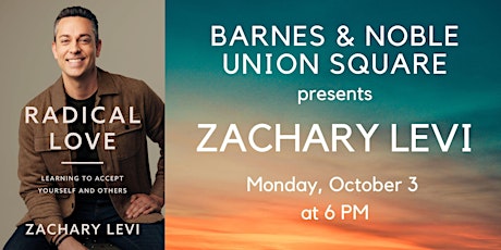 Zachary Levi signs RADICAL LOVE at Barnes & Noble - Union Square in NYC