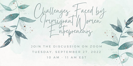 Challenges Faced by Immigrant Women Entrepreneurs in Canada
