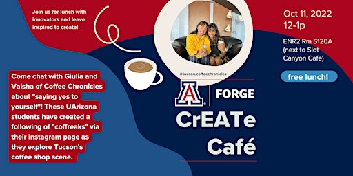 CrEATe Cafe with The Coffee Chronicles primary image