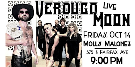 Verdugo Moon Live at Molly Malone’s Oct. 14 @ 9 pm
