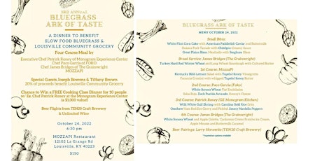 3rd Annual Slow Food Bluegrass Ark of Taste
