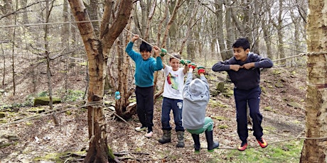 October half term Woodland Playscheme for 7-12 year olds Hainworth Wood  primary image