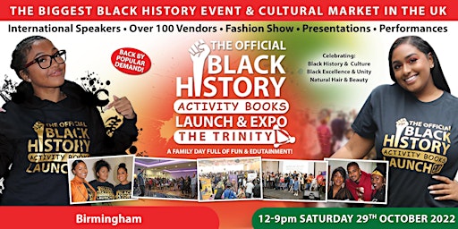 Black History Activity Books Launch & Expo 3.0 The Trinity