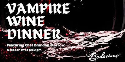 Vampire Wine Dinner