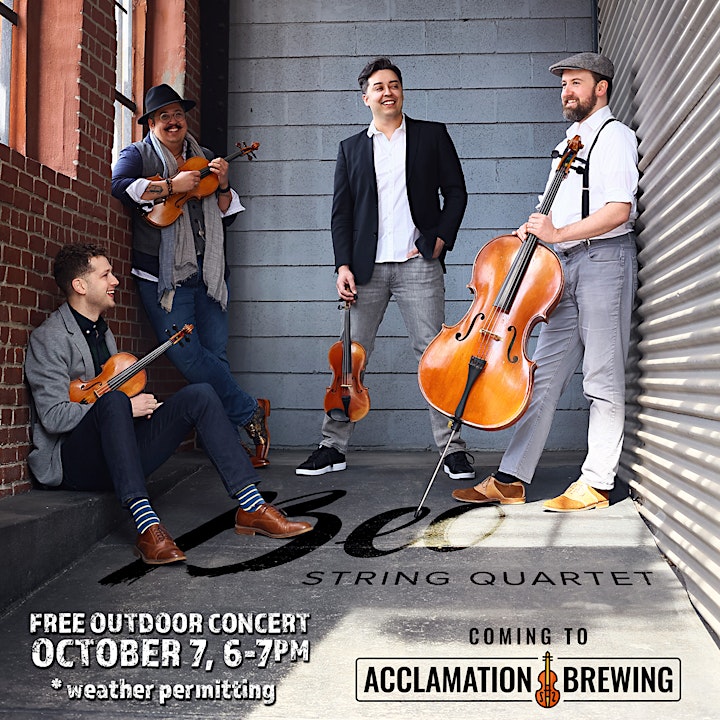 Beo String Quartet at Acclamation Brewing image