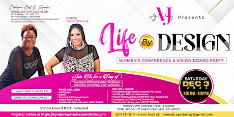 Life by Design Women's Conference & Vision Board Party